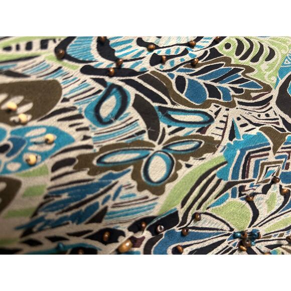 Vintage i.c.e. Beaded Silk Asymmetrical Fairy Dress Size 6 - Picture 6 of 6